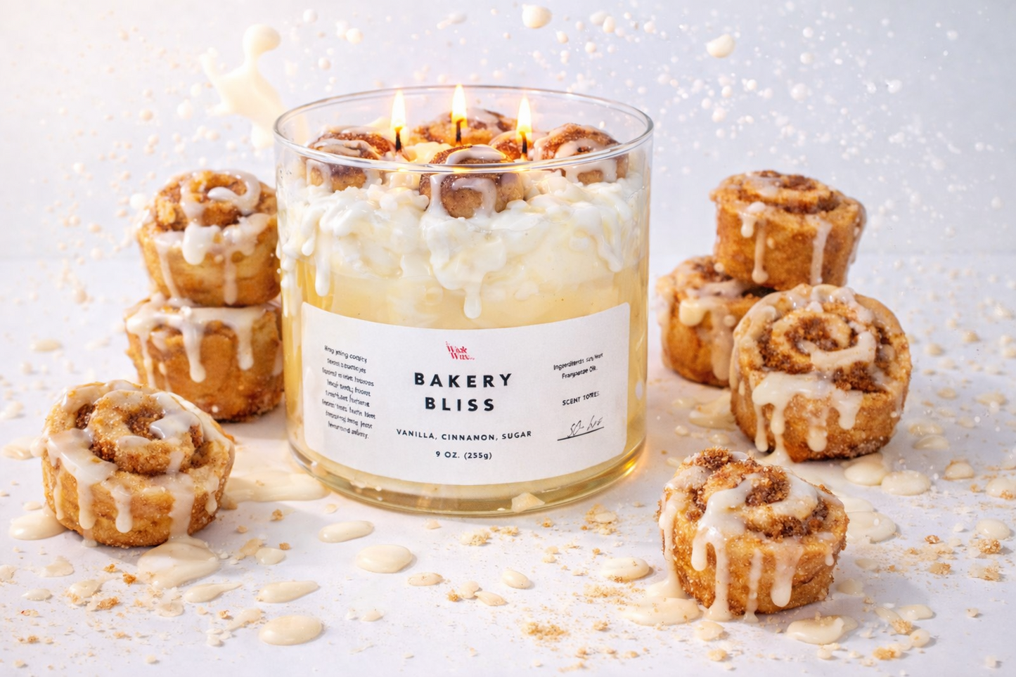 Bakery Bliss | Cinnamon Scented Candle | 17oz