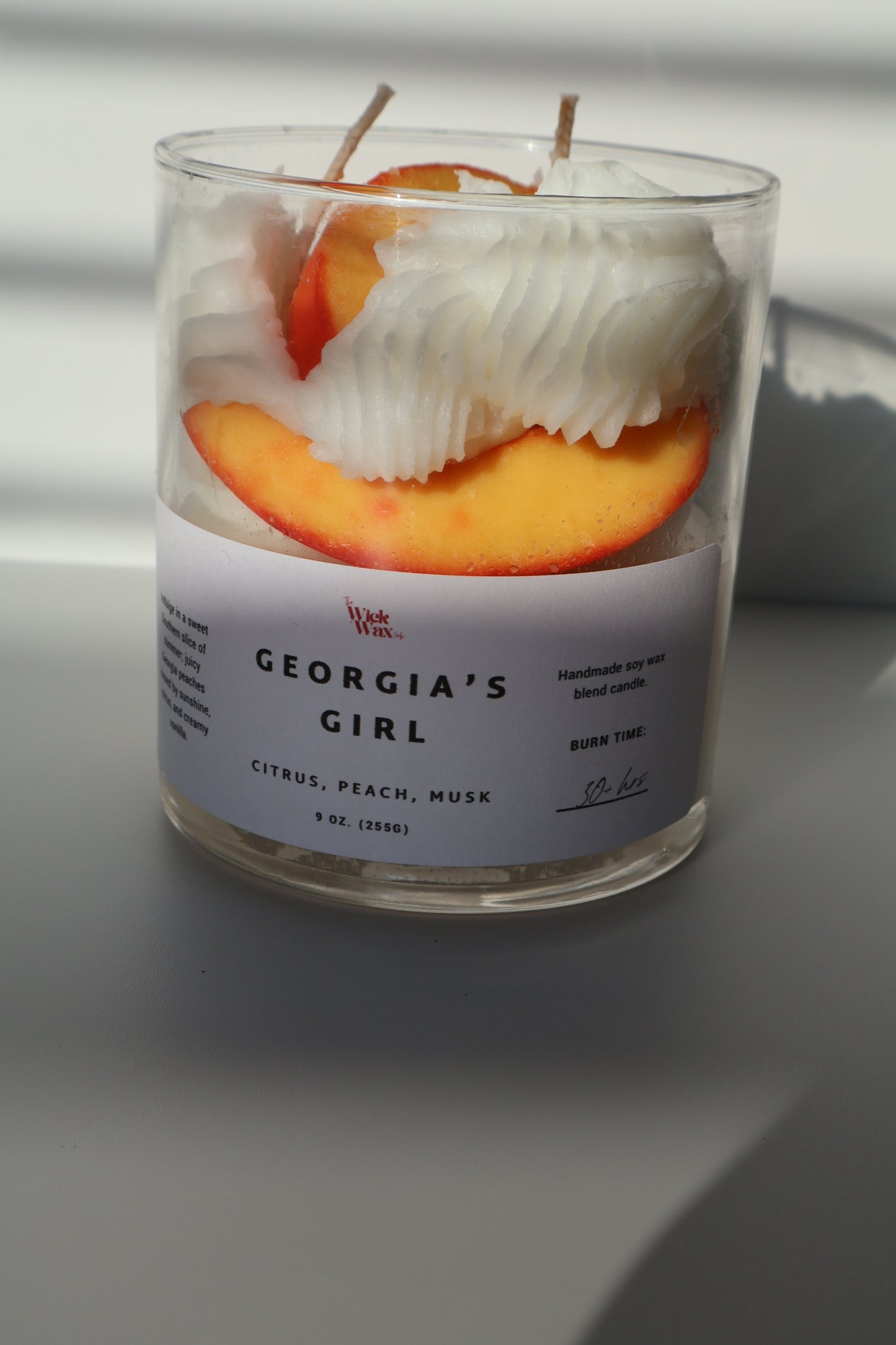 Georgia's Girl | Peach Scented Candle | 9oz