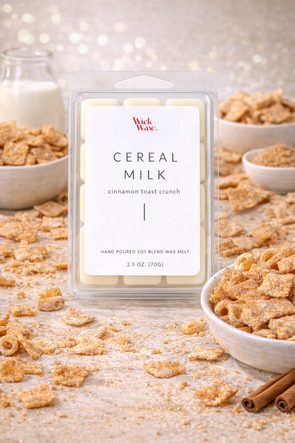 Cereal Milk Wax Melts – Warm Vanilla Breakfast Scent