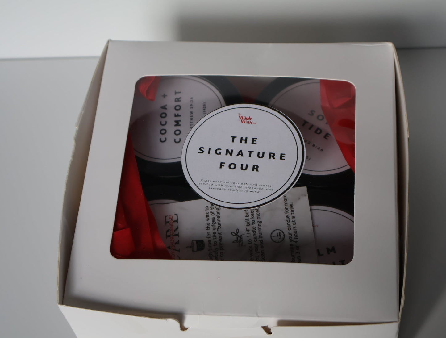 The Signature Four | Sample Pack | 5oz Candle Tins