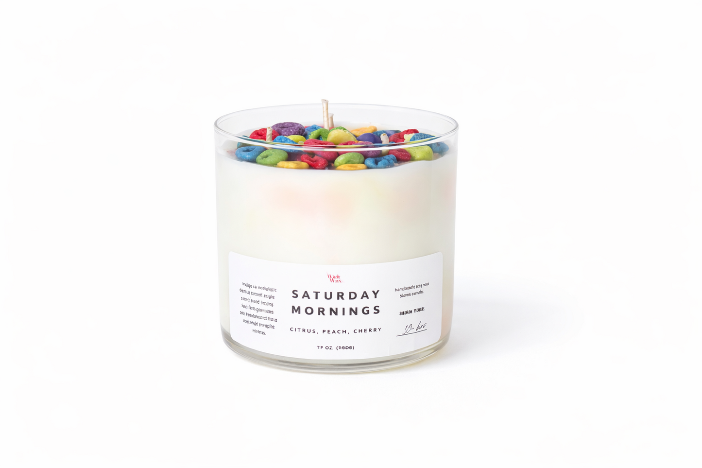 Saturday Mornings | Fruity Cereal Scented Candle | 17oz