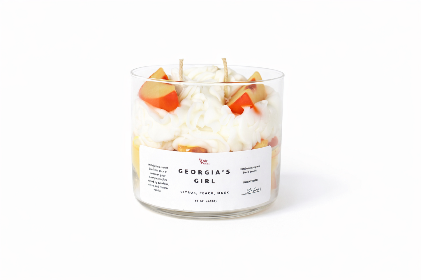 Georgia's Girl | Peach Scented Candle | 17oz