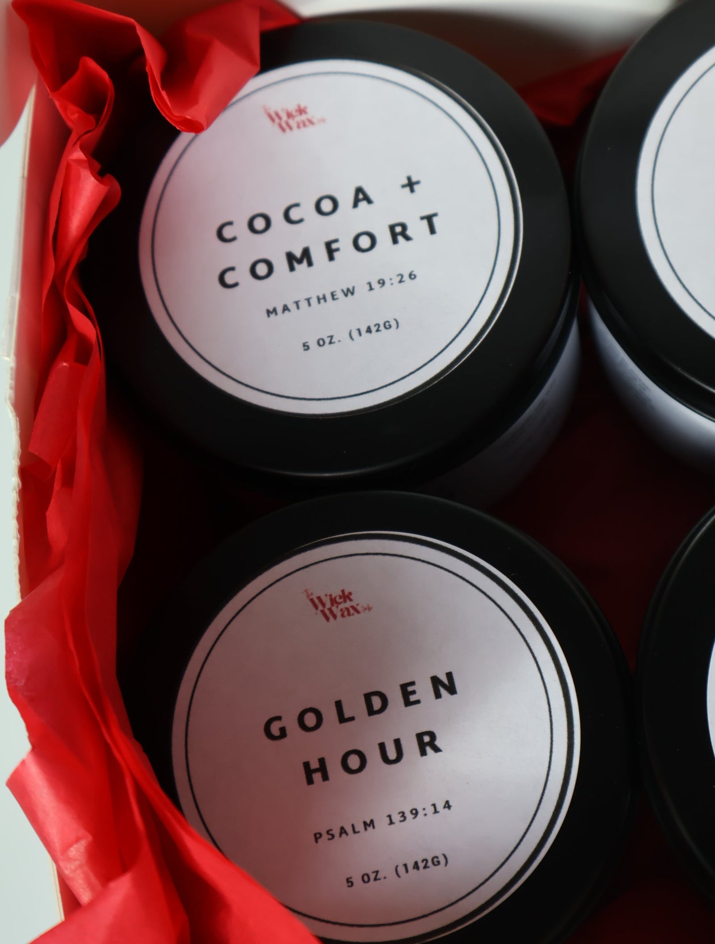 The Signature Four | Sample Pack | 5oz Candle Tins