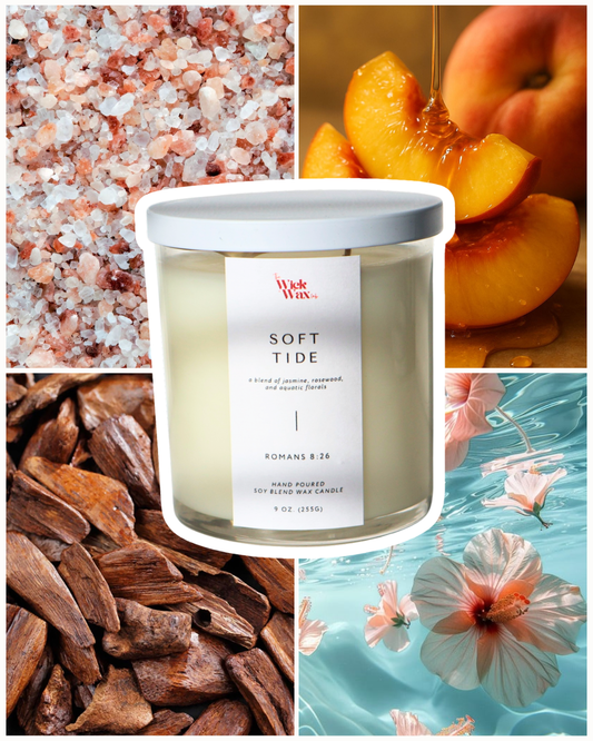 Soft Tide | Sea Salt Scented Candle | 9oz