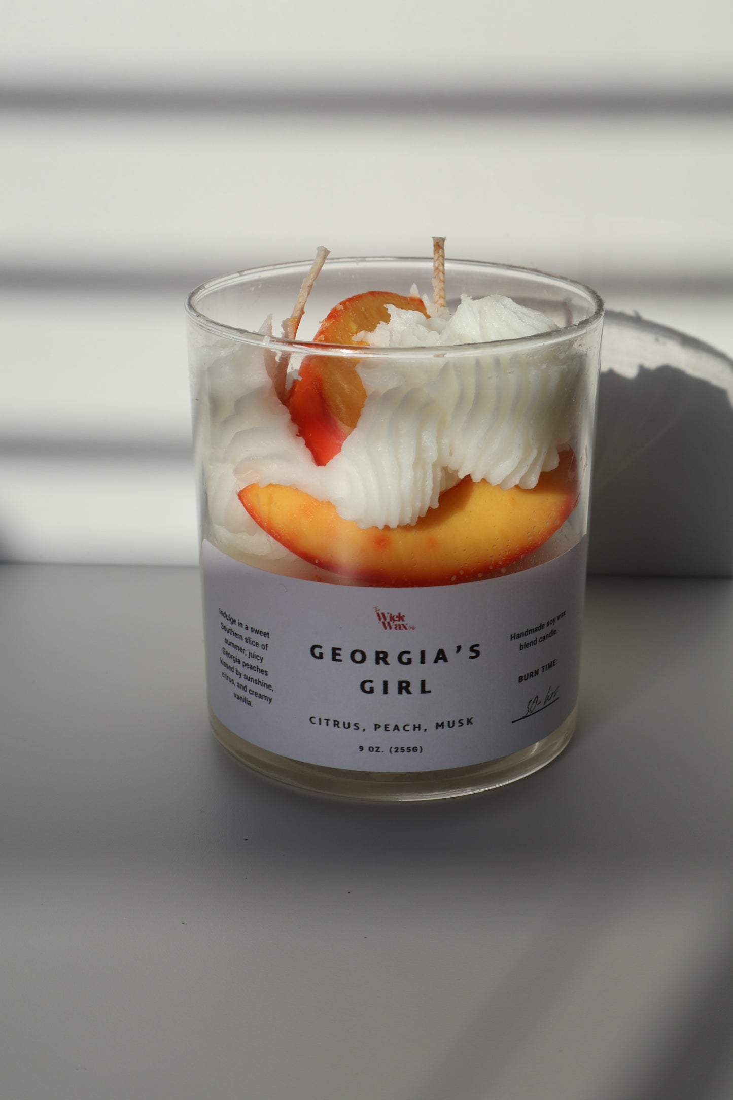 Georgia's Girl | Peach Scented Candle | 9oz
