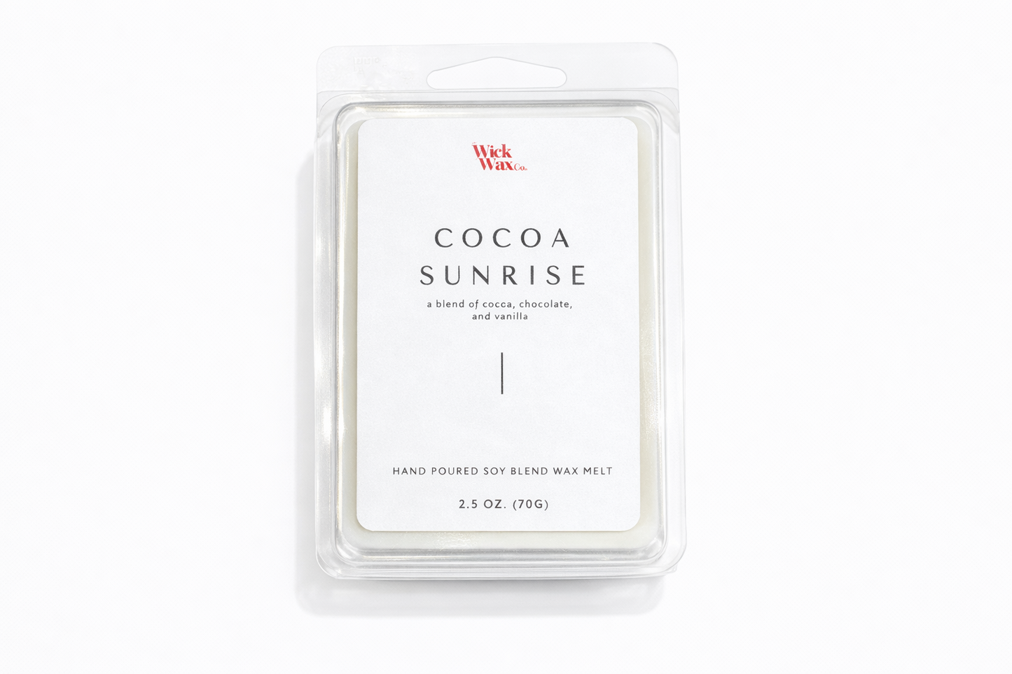 Chocolate Fudge Wax Melts – Cocoa Sunrise | Rich Dark Chocolate Dessert Scent
