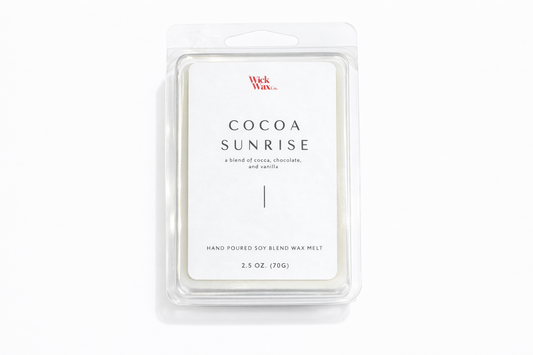 Chocolate Fudge Wax Melts – Cocoa Sunrise | Rich Dark Chocolate Dessert Scent
