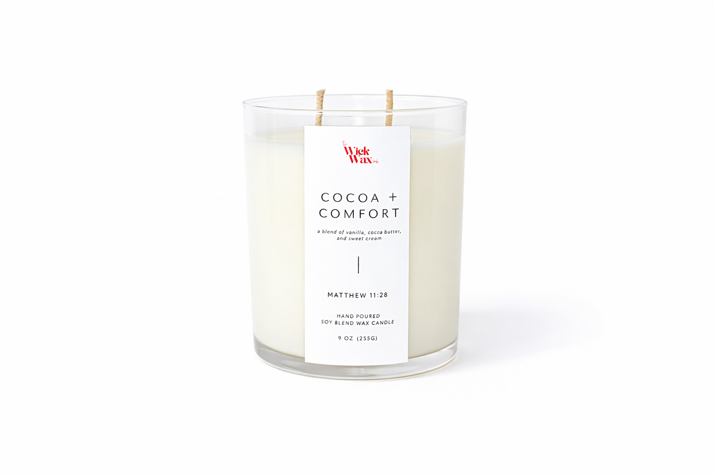 Cocoa + Comfort | Cocoa Butter Scented Candle | 9oz