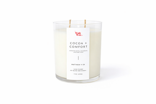 Cocoa + Comfort | Cocoa Butter Scented Candle | 9oz