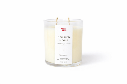 Golden Hour | Tropical Fruity Scented Candle | 9oz