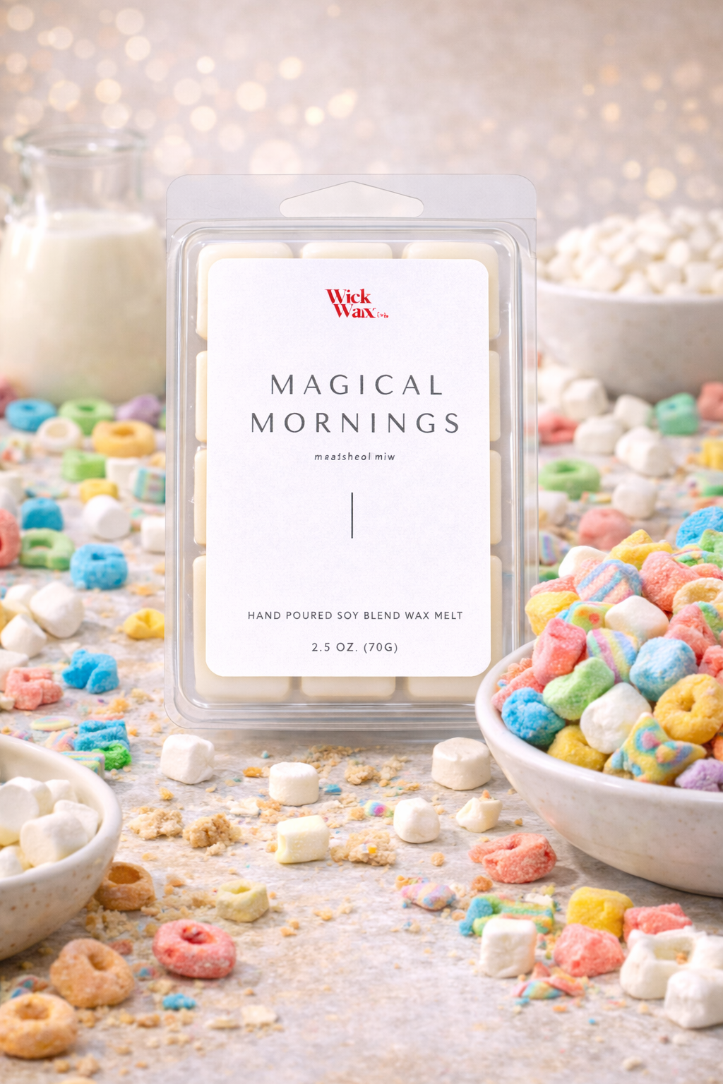 Sugared Vanilla Wax Melts – Magical Mornings | Warm Amber & Velvet Woods