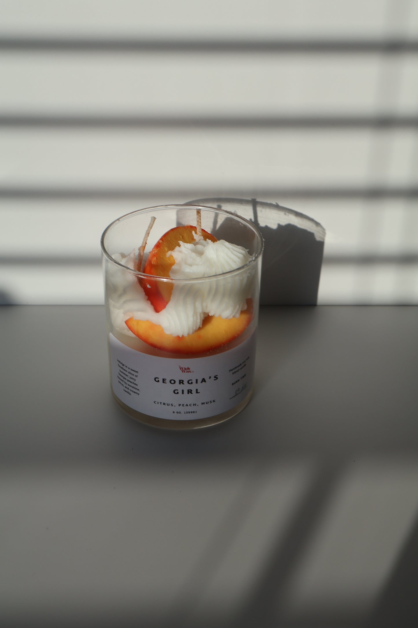 Georgia's Girl | Peach Scented Candle | 9oz